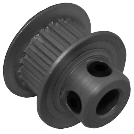 B&B Manufacturing 21MP025-6FA2, Timing Pulley, Aluminum, Clear Anodized, 21MP025-6FA2